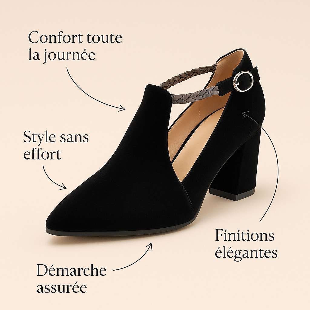 Escarpin Fermé Noir