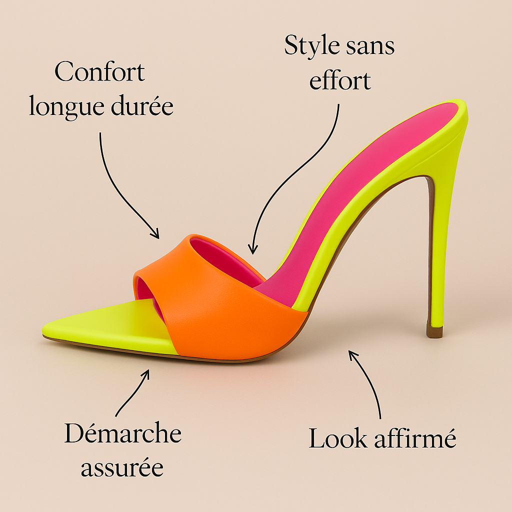 Escarpin Multicolore
