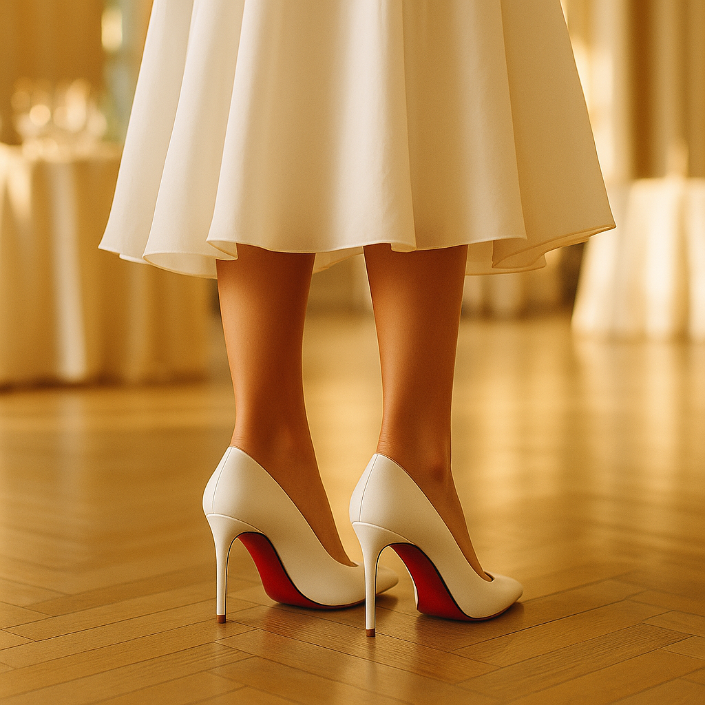 Escarpin Blanc Mariage