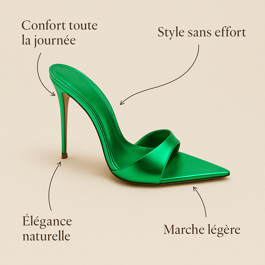 Escarpin Vert Emeraude