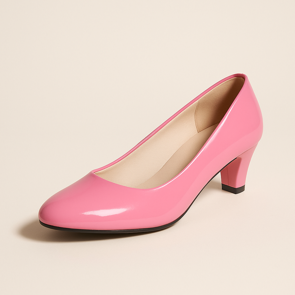 Escarpin Rose Petit Talon