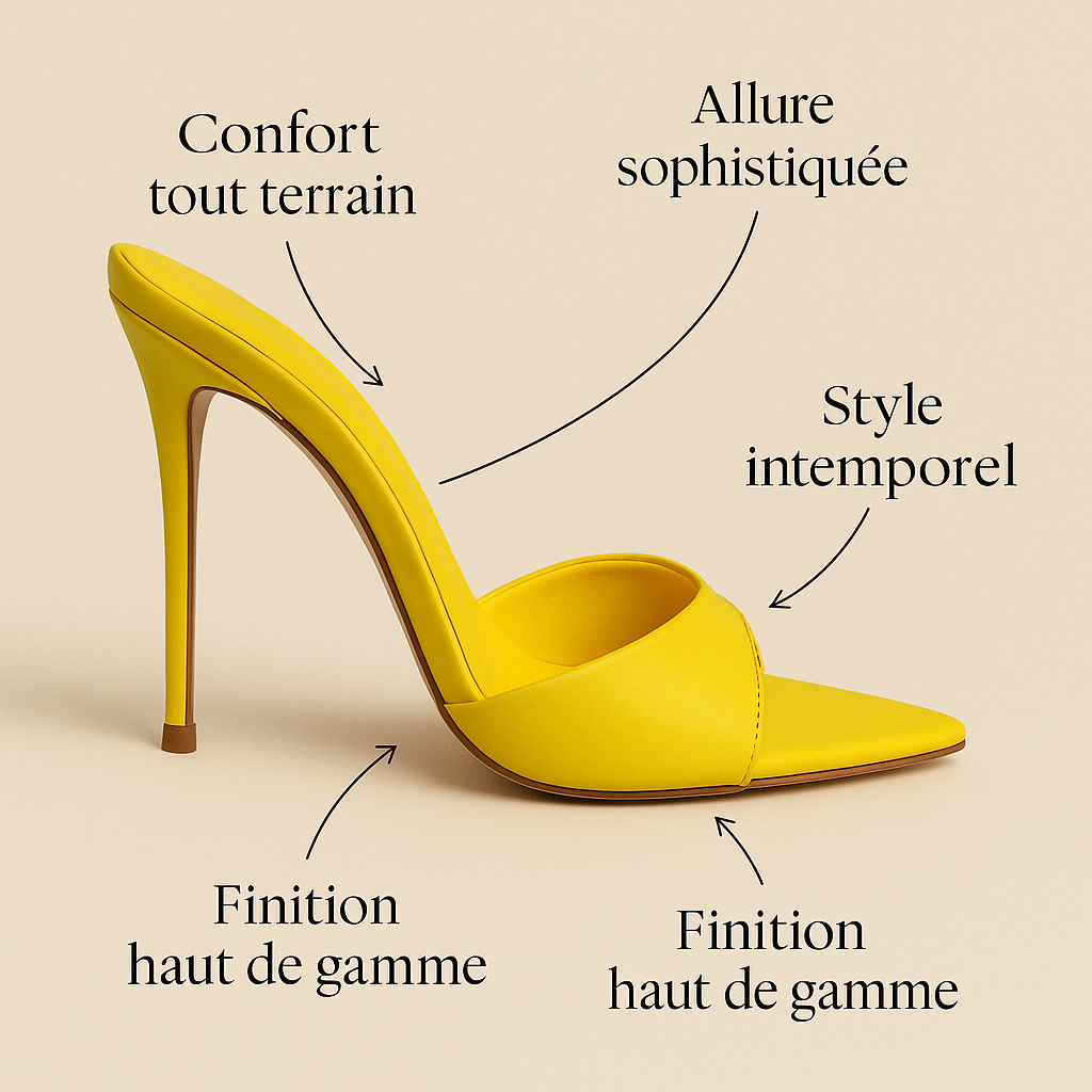 Escarpin Jaune Citron
