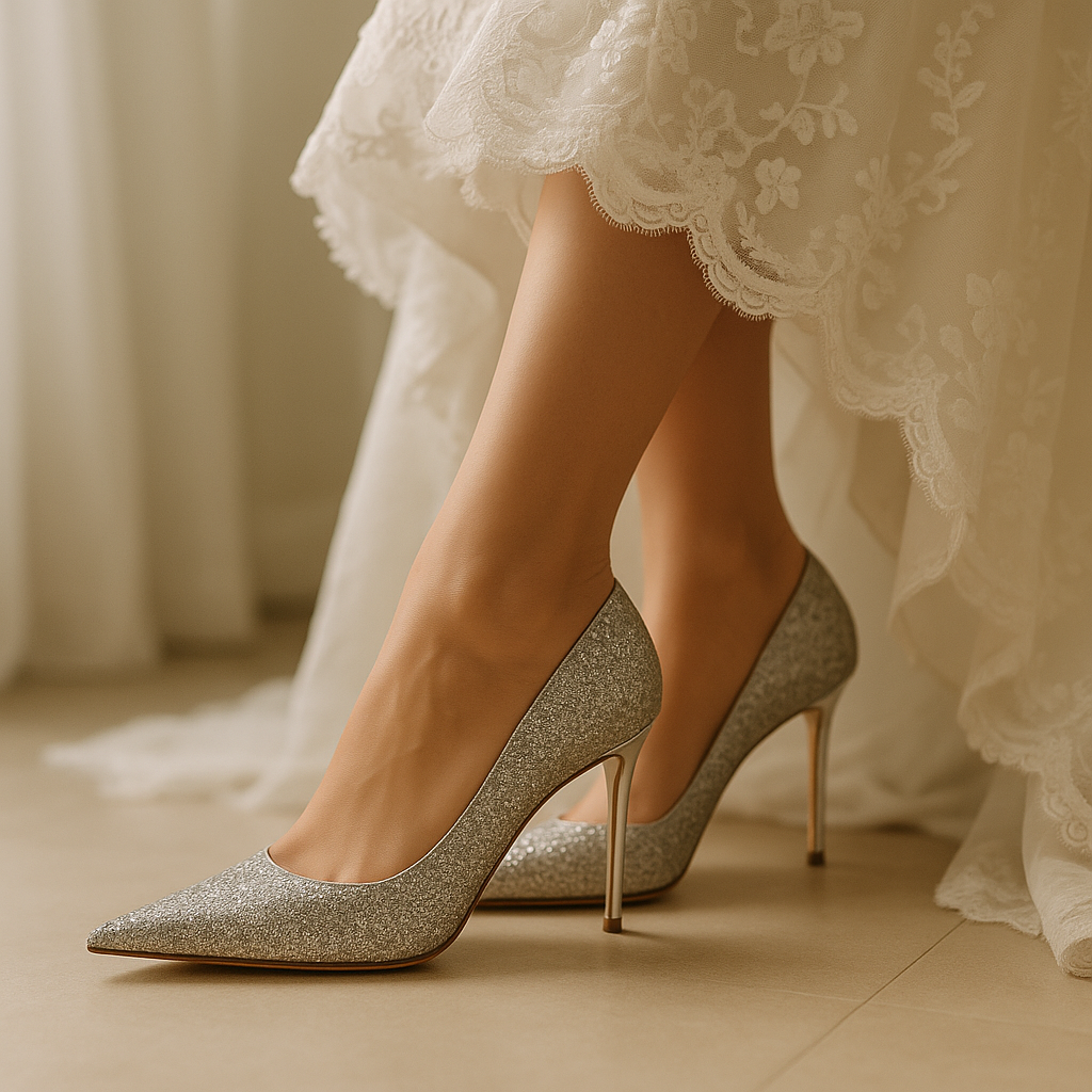 Escarpin Paillette Mariage