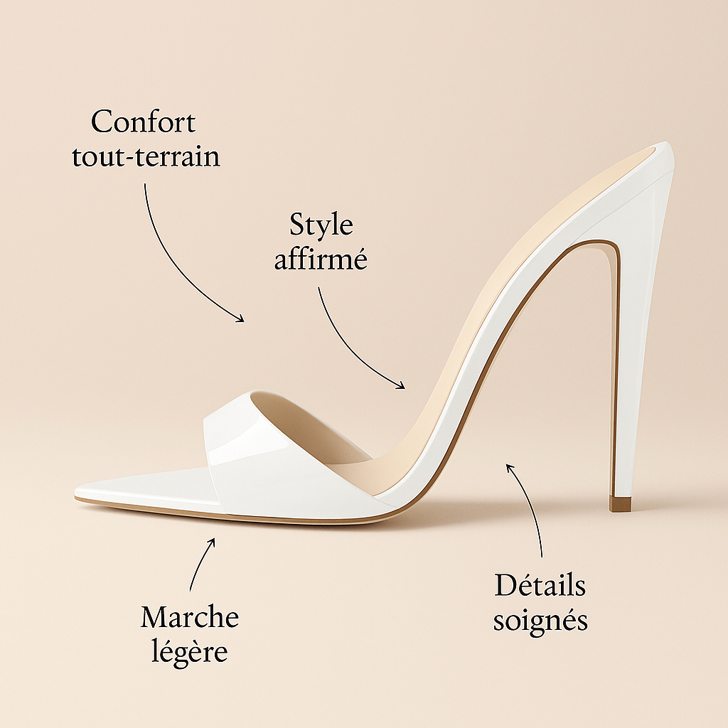 Escarpin Blanc Mariage