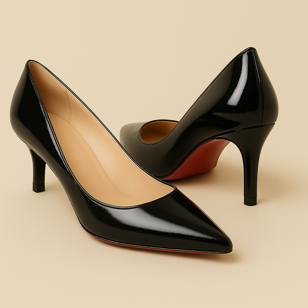 Escarpin Petit talon Semelle Rouge