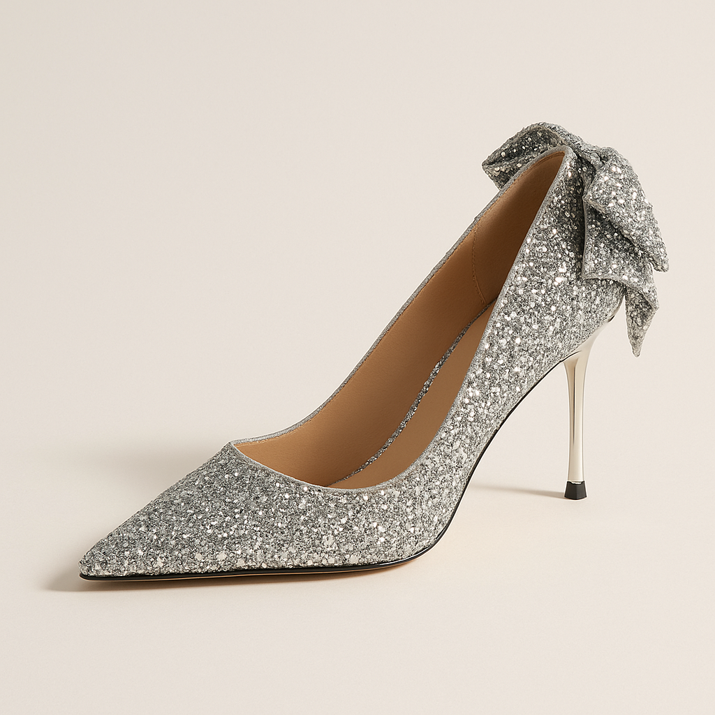 Escarpins Paillettes argent