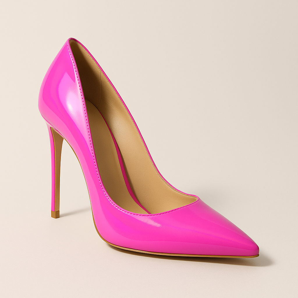 Escarpins roses fluo