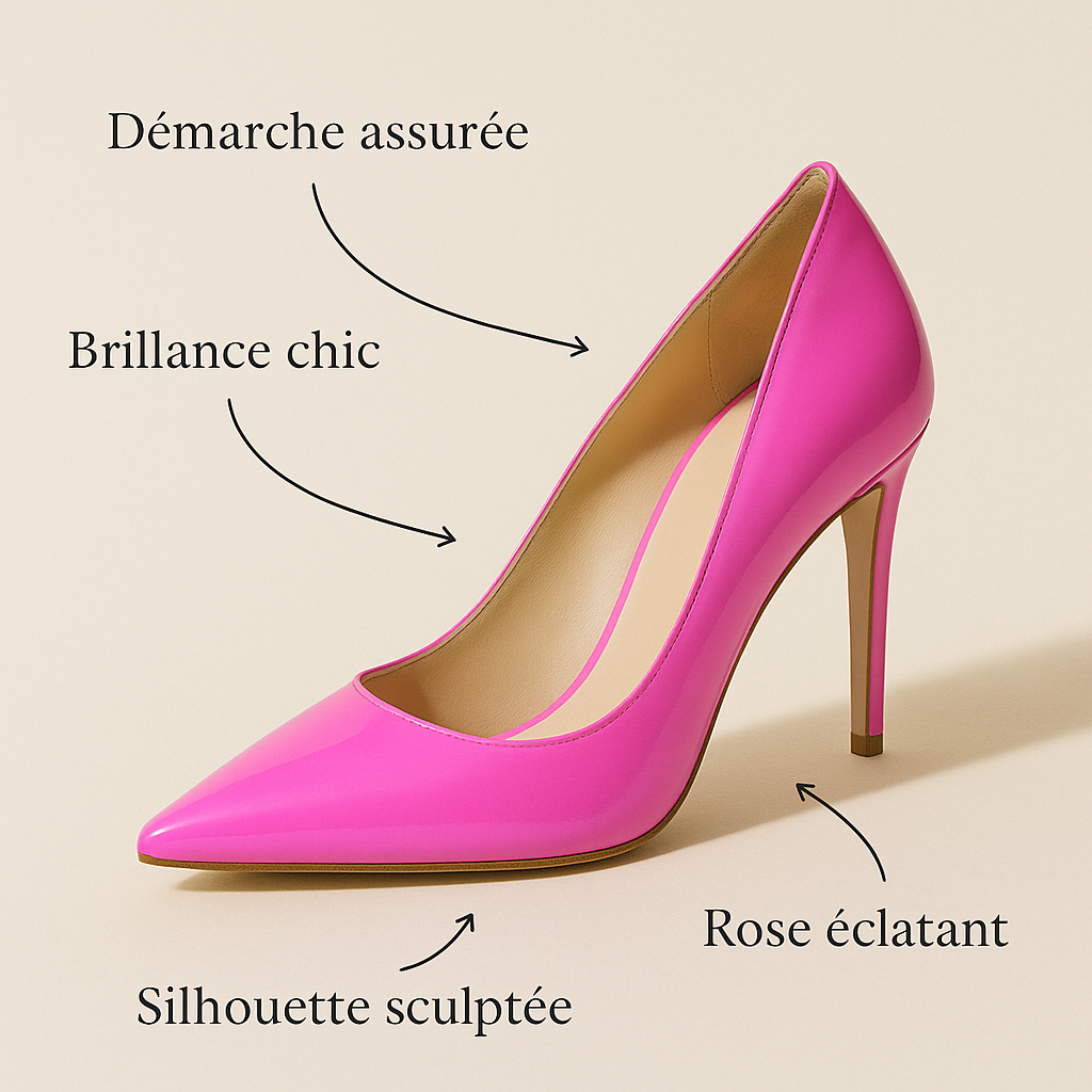 Escarpins roses fluo benefices