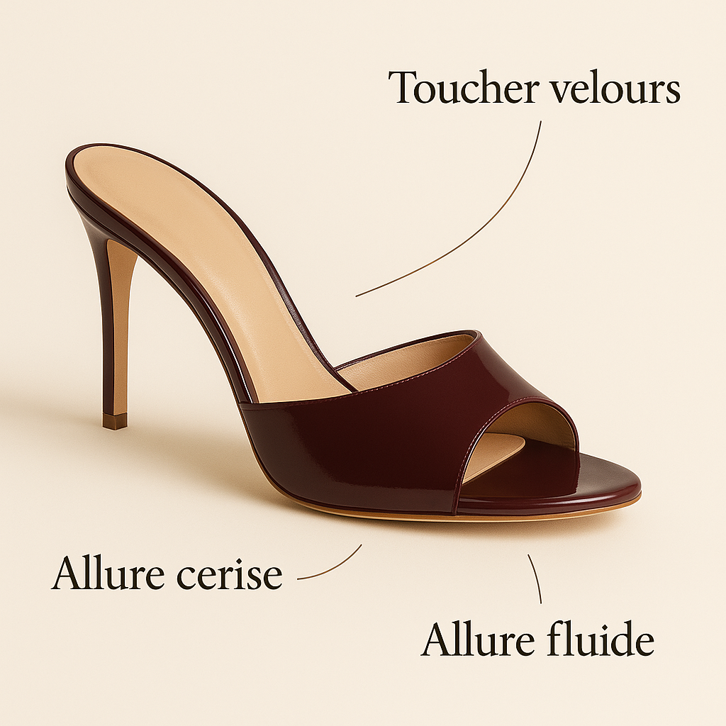 Escarpins rouge Cerise talon aiguille