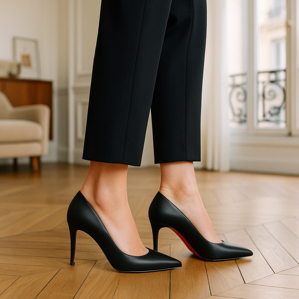 Escarpin Noir Mat