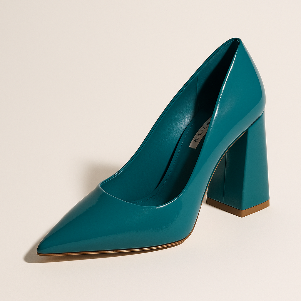 Escarpin Turquoise