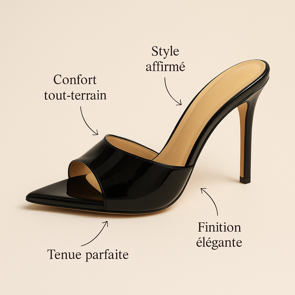 Escarpin pointu noir