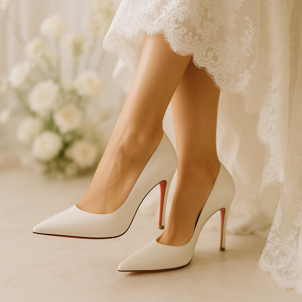 Escarpin Blanc Mariage