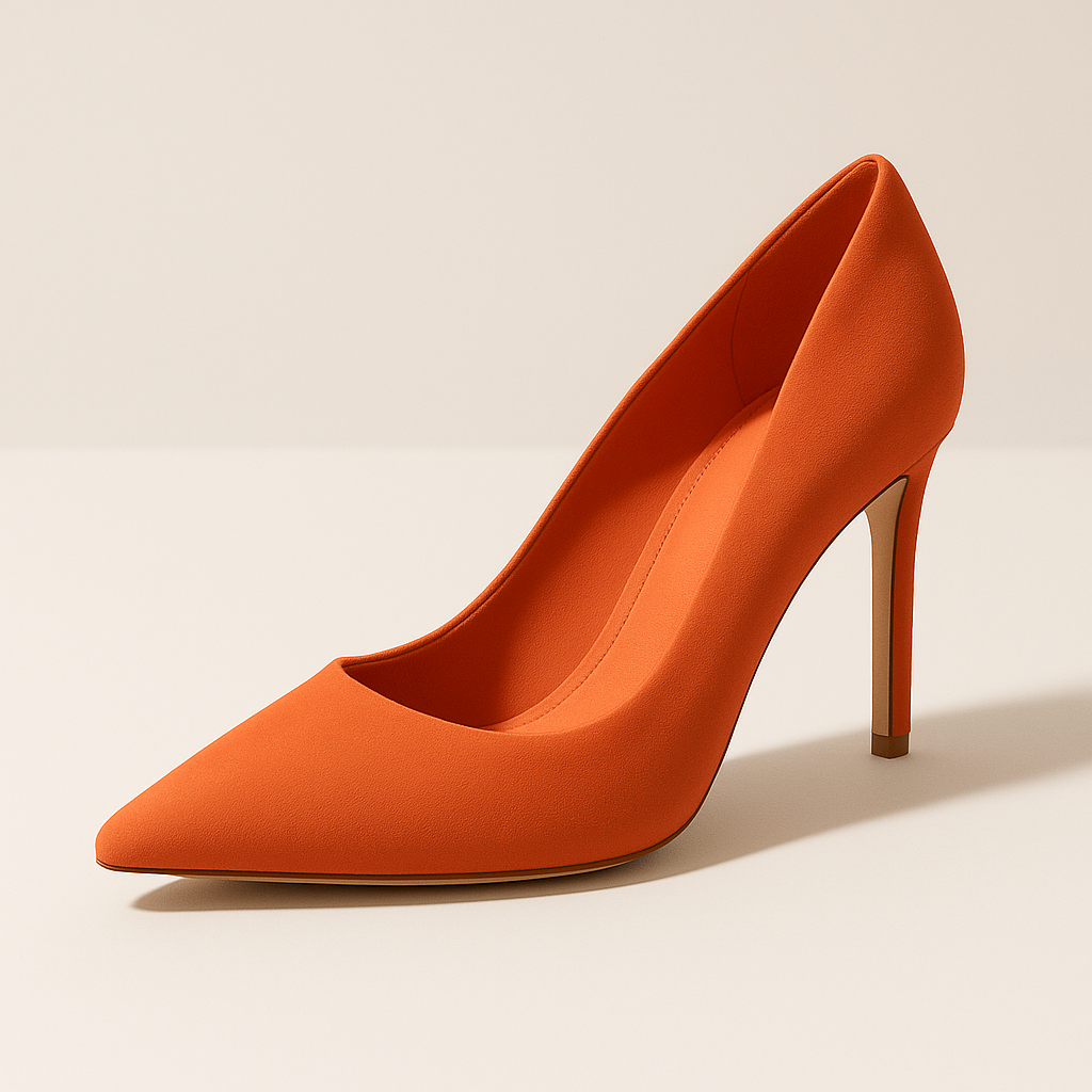 Escarpin Orange Corail