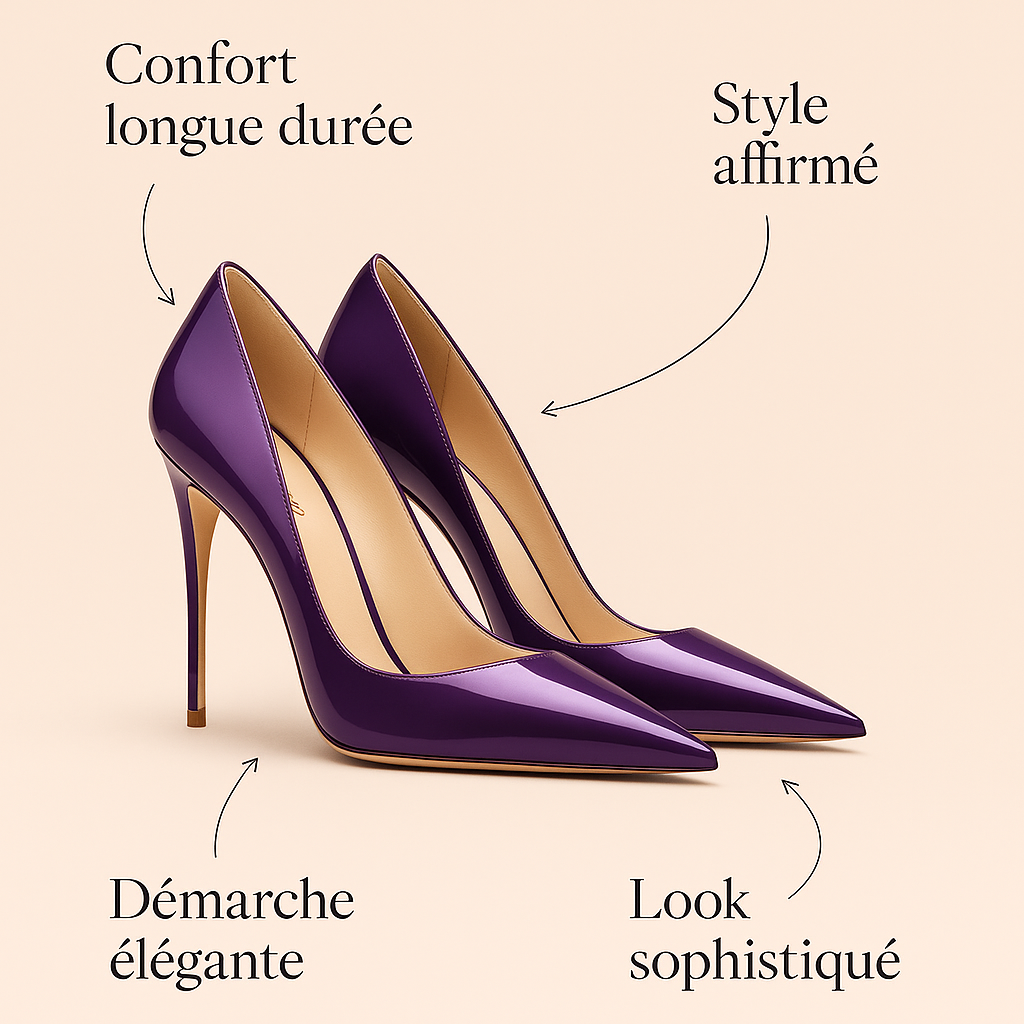 Escarpin Mauve