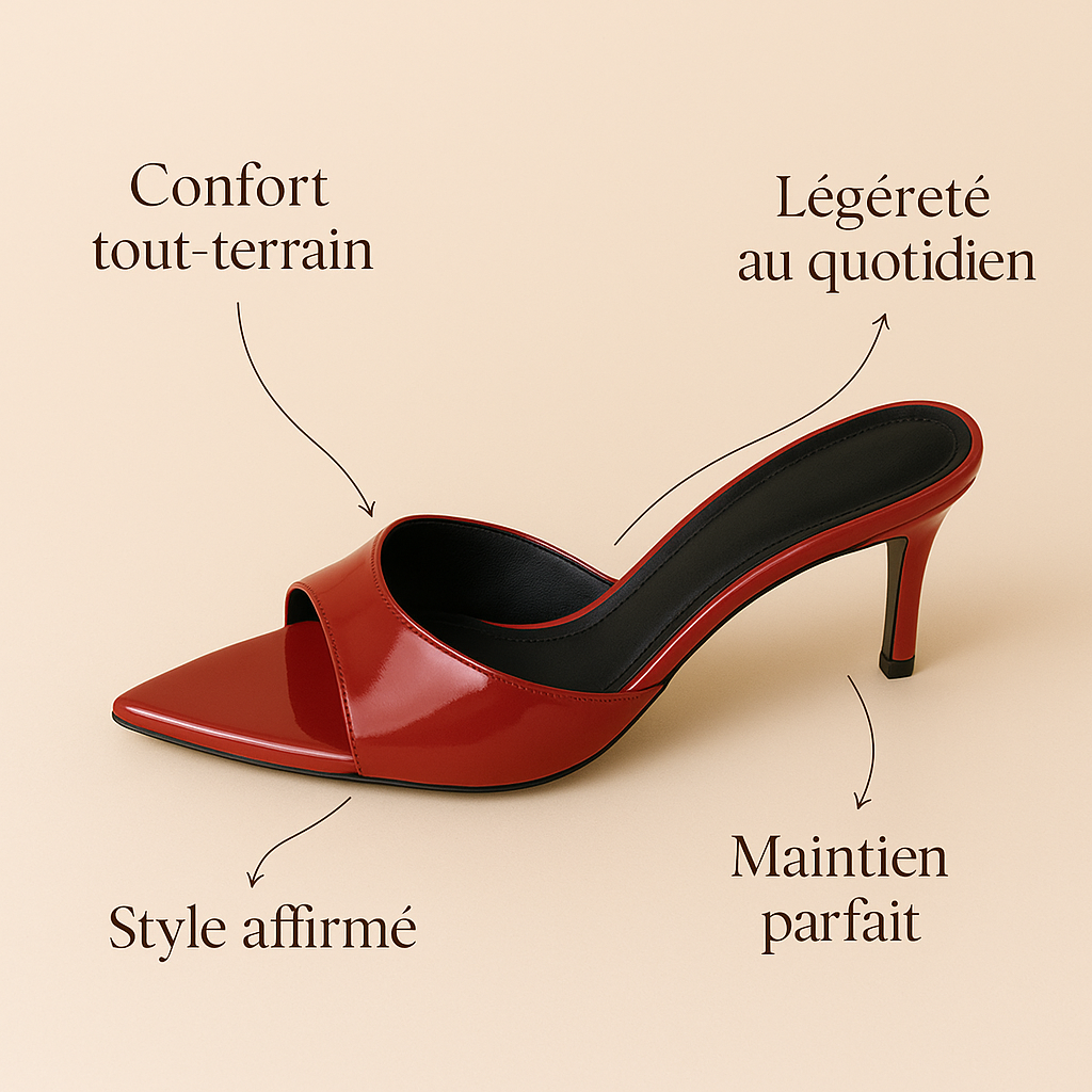 Escarpin Rouge Talon 5 cm