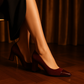Escarpin Vintage Rouge