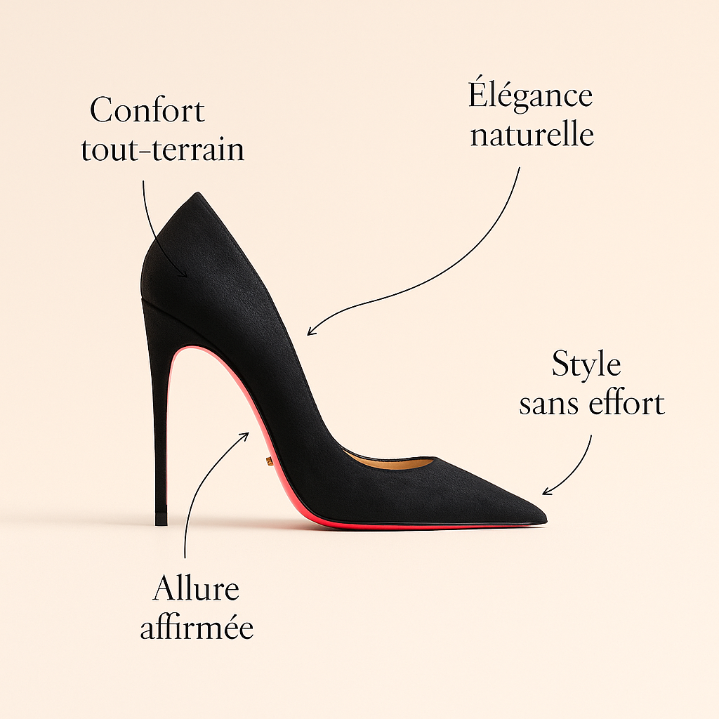 Escarpin Noir Velour