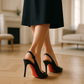 Escarpin Ouvert Noir
