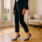 Escarpin Bleu Roi