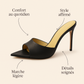 Escarpin Noir Ouvert Derriere