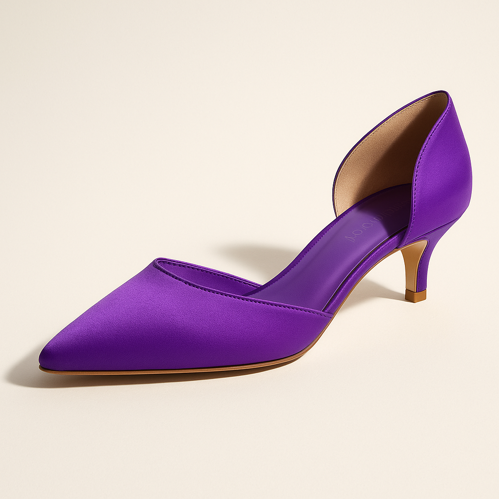 Escarpin Petit Talon Tendance