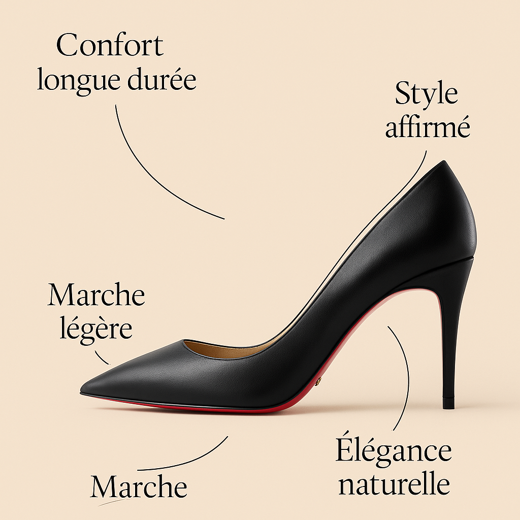 Escarpin Noir Mat