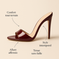 Escarpin Rouge Bordeau