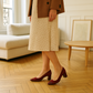 Escarpin Vintage Rouge