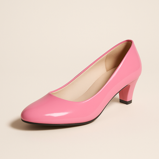 Escarpin Rose Petit Talon