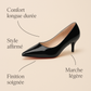 Escarpin Petit talon Semelle Rouge