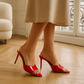 Escarpin Rouge Confortable