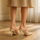 Escarpin Transparent Blanc