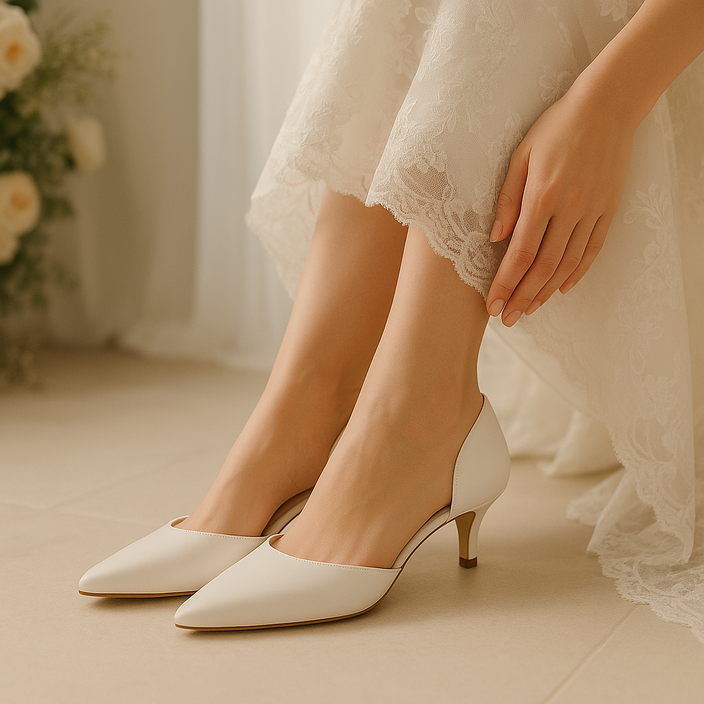 Escarpin Mariage Petit Talon