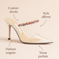 Escarpin Transparent Blanc