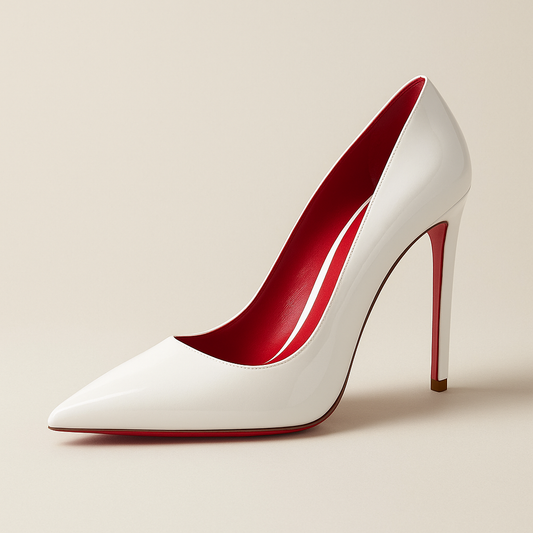 Escarpins Blancs Semelle rouge