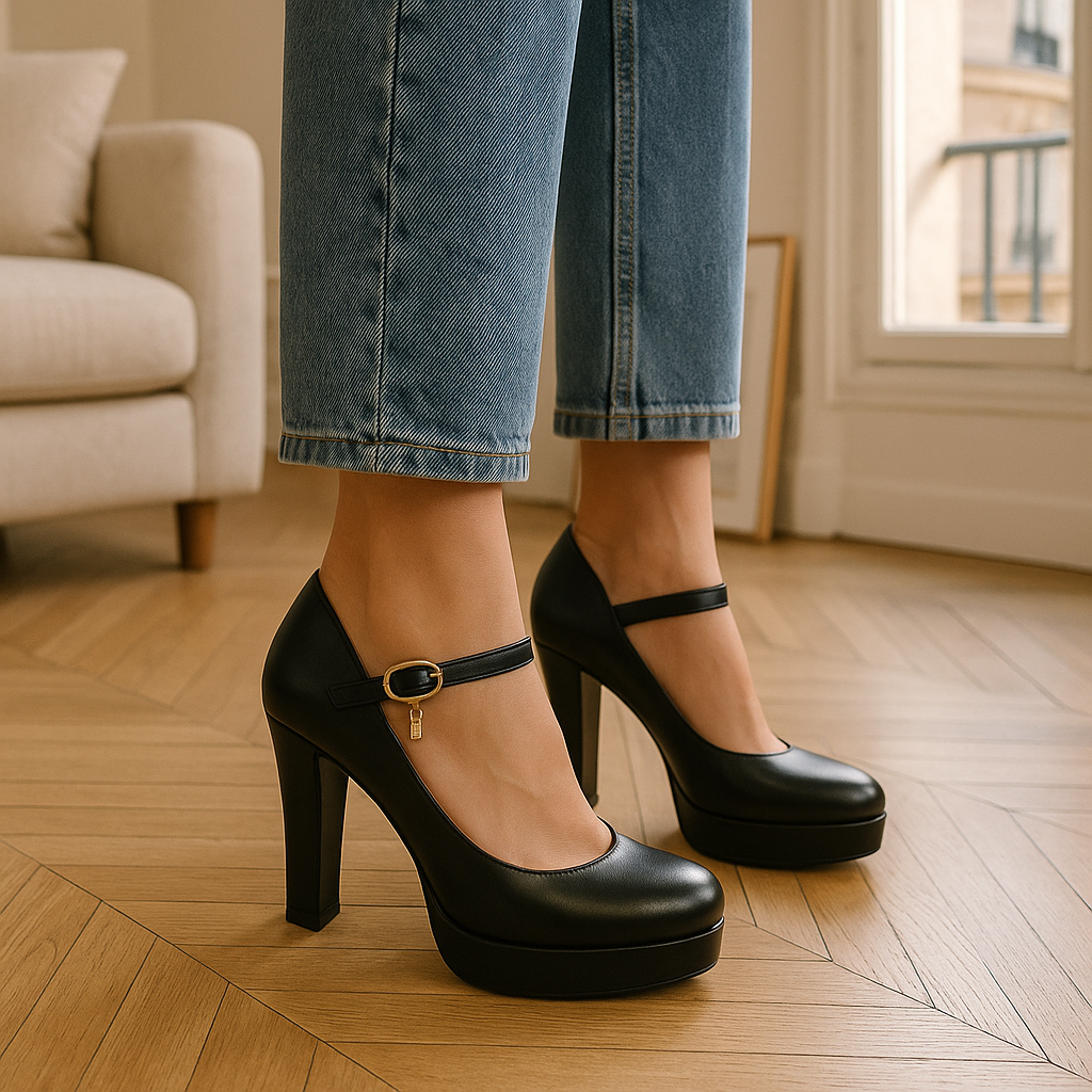 Escarpin Plateforme Luxe