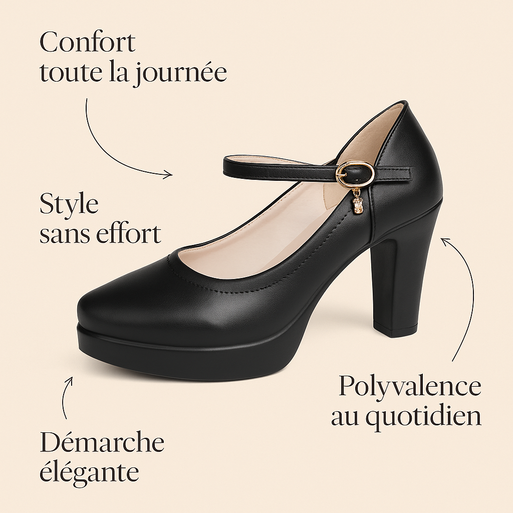 Escarpin Plateforme Luxe