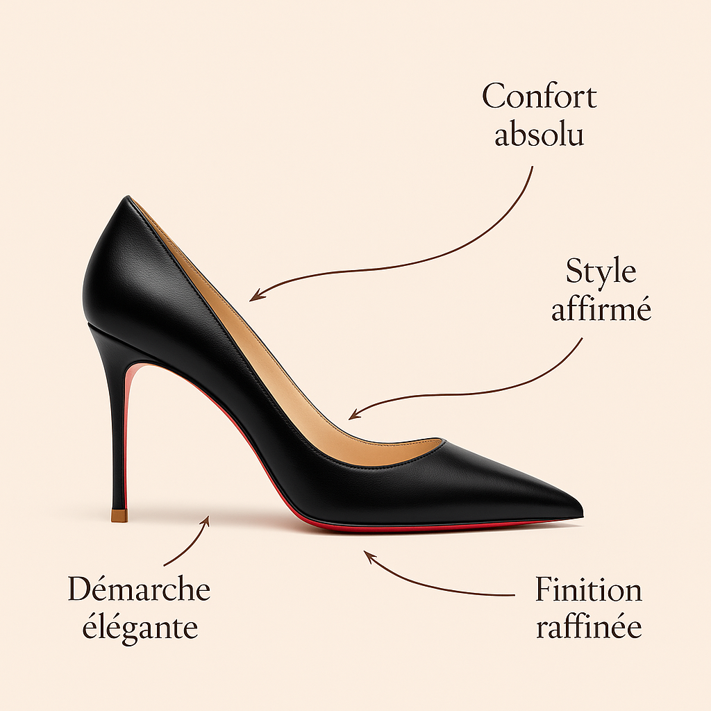 Escarpin Noir & Rouge