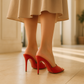 Escarpin Rouge Confortable