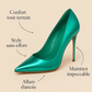 Escarpin Vert Fluo