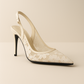 Escarpin Blanc Dentelle