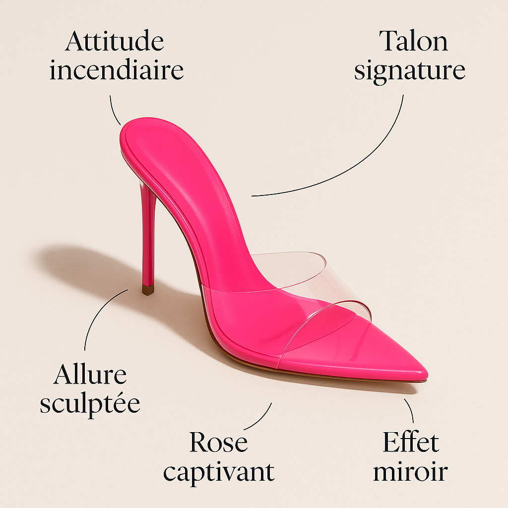 Escarpin Rose Bonbon sexy