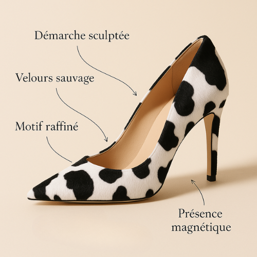 Escarpins Leopards Blancs benefice