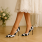 Escarpins Leopards Blancs soiree