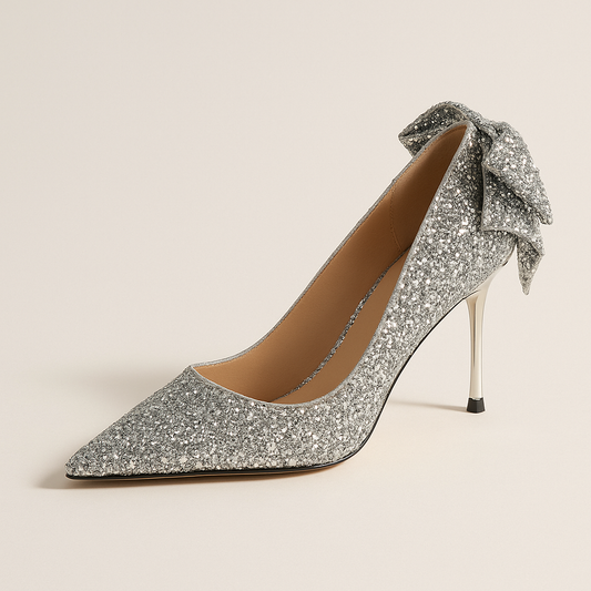 Escarpins Paillettes argent