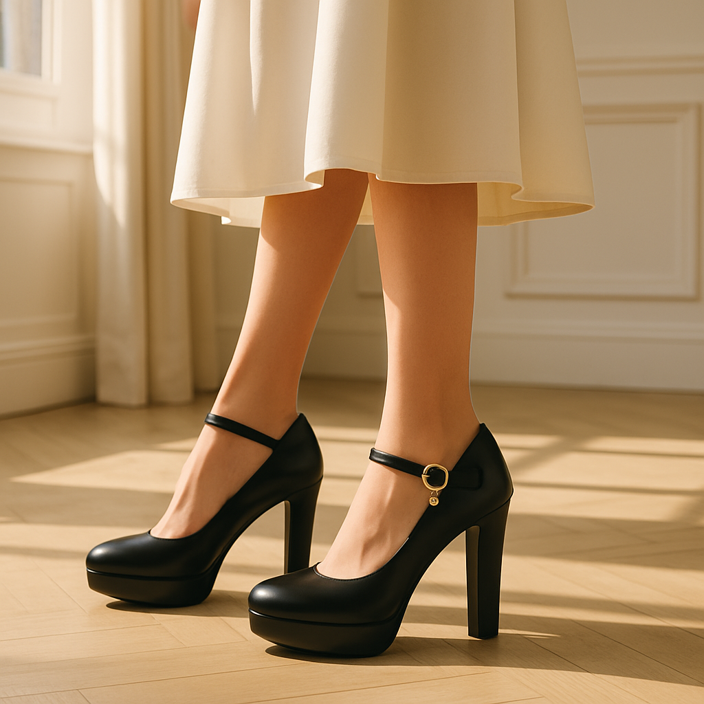 Escarpin Plateforme Luxe