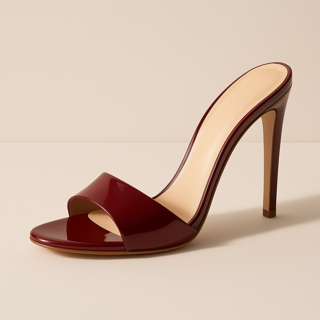 Escarpin Rouge Bordeau