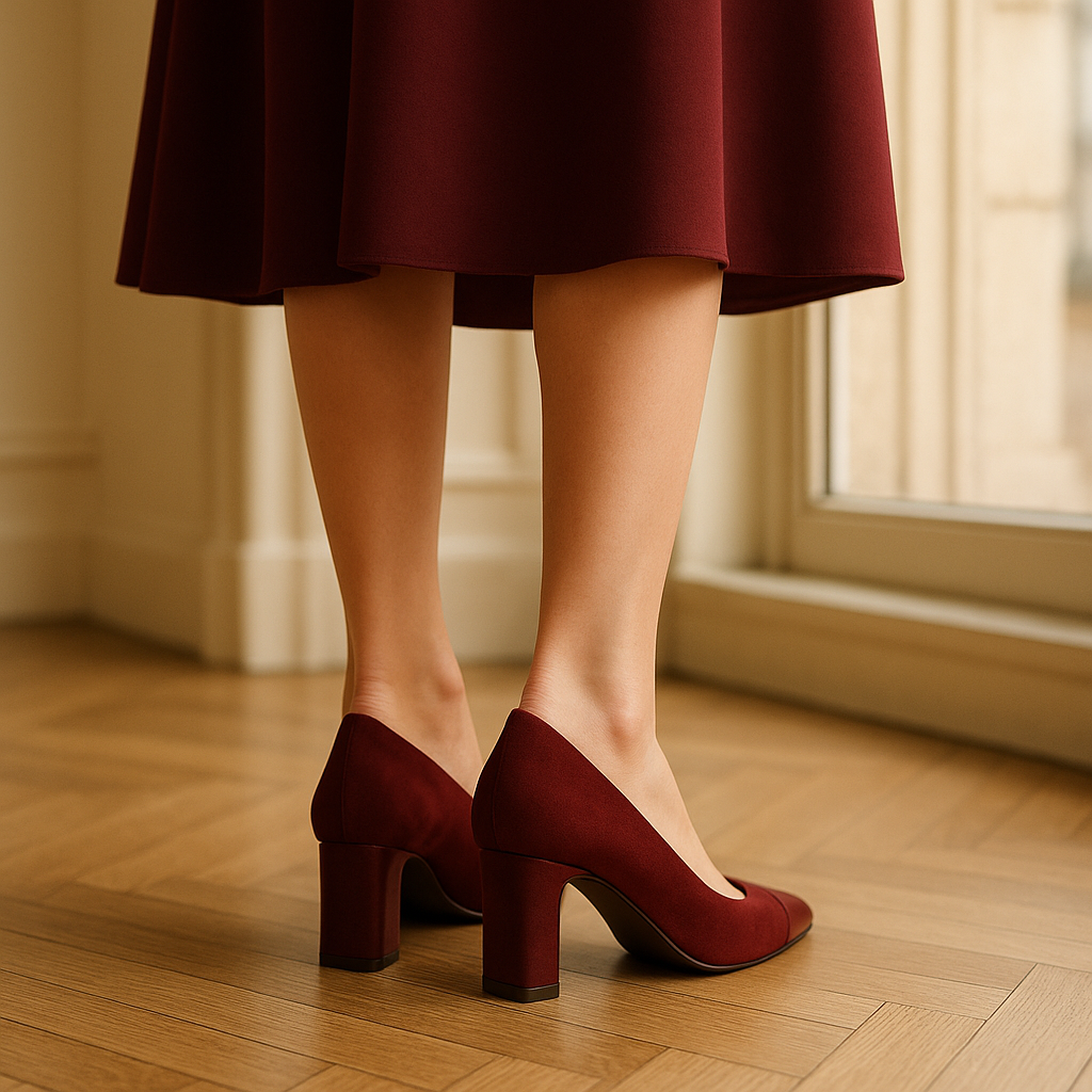 Escarpin Vintage Rouge