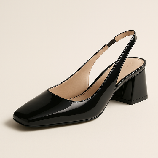 Escarpin Noir à Bride